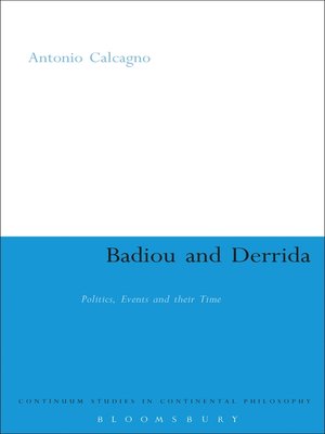 cover image of Badiou and Derrida